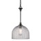 Westinghouse Pendant 60W Camrose Gun Metal Smoke Grey Dome Ribbed Glass 6130300 - alternate 8